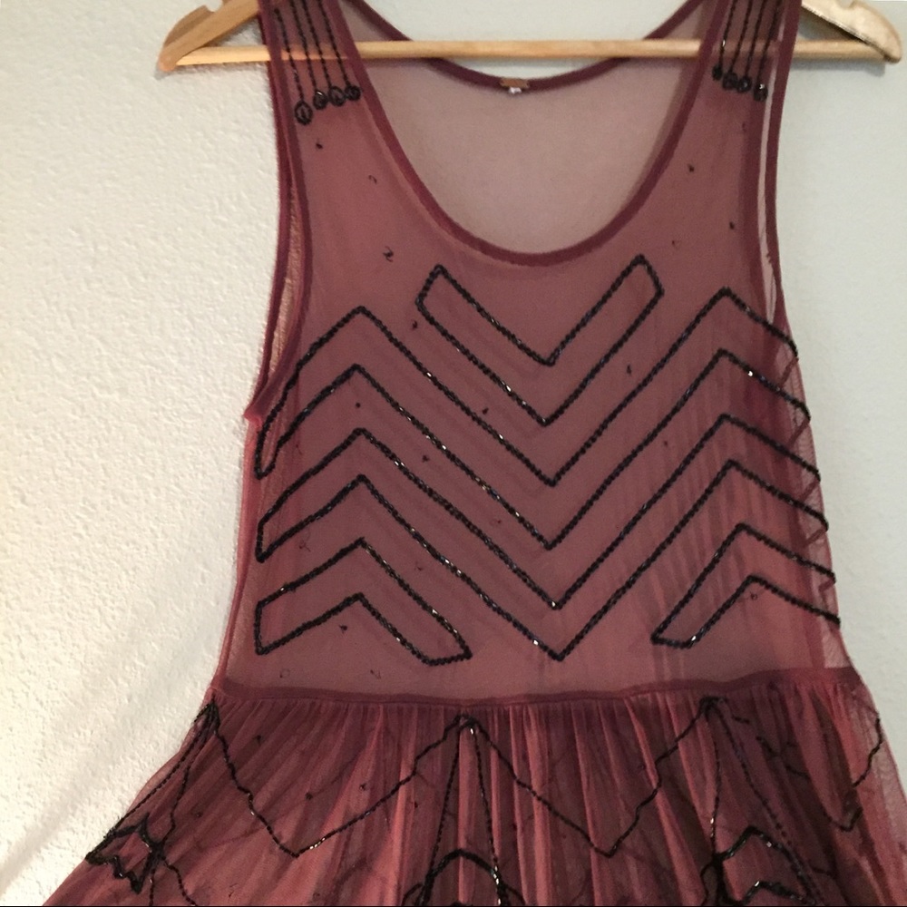 Free People Embellished Slip Dress